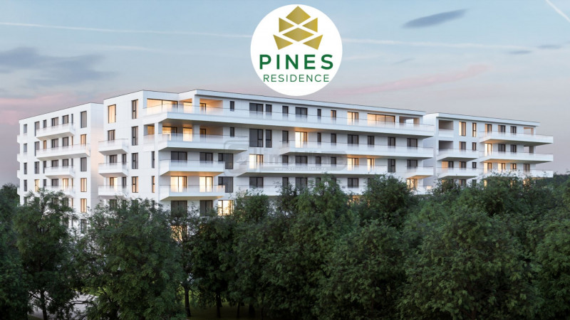 Pines Residence -padurea Baneasa, apartament 2 camere, 81 mp, 2 bai, terasa 18mp