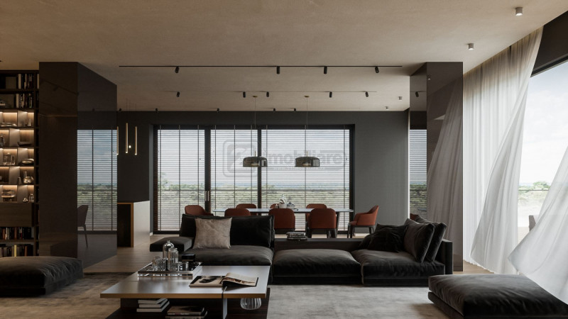 Penthouse 6 camere | 551 mp, terasă 193 mp, panoramă pădure – Pines Residence
