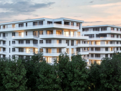 Apartament 3 camere cu grădină 91 mp, orientare Sud-Vest, în Pădurea Băneasa