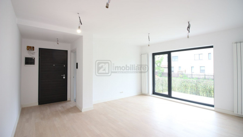 Padurea Baneasa, apartament 4 camere, gradina 88 mp, finisat, bloc nou