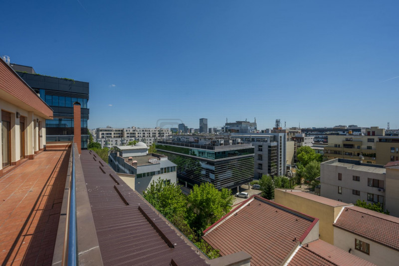 Herăstrău – Penthouse 5 camere, 287 mp utili | Living 70 mp | Terasă 195 mp