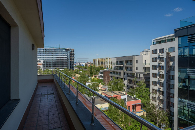 Herăstrău – Penthouse 5 camere, 287 mp utili | Living 70 mp | Terasă 195 mp