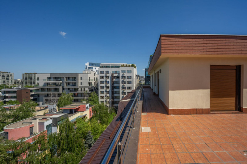 Herăstrău – Penthouse 5 camere, 287 mp utili | Living 70 mp | Terasă 195 mp