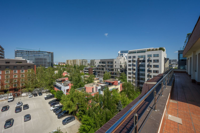 Herăstrău – Penthouse 5 camere, 287 mp utili | Living 70 mp | Terasă 195 mp