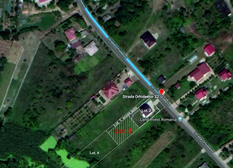 Teren intravilan 664 mp – Periș, Ilfov | Locație liniștită, ideal pentru casă