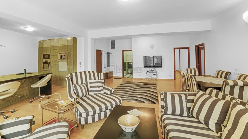 Kiseleff, apartament premium, 3 camere, 120 mp, mobilat, bloc nou, curte proprie
