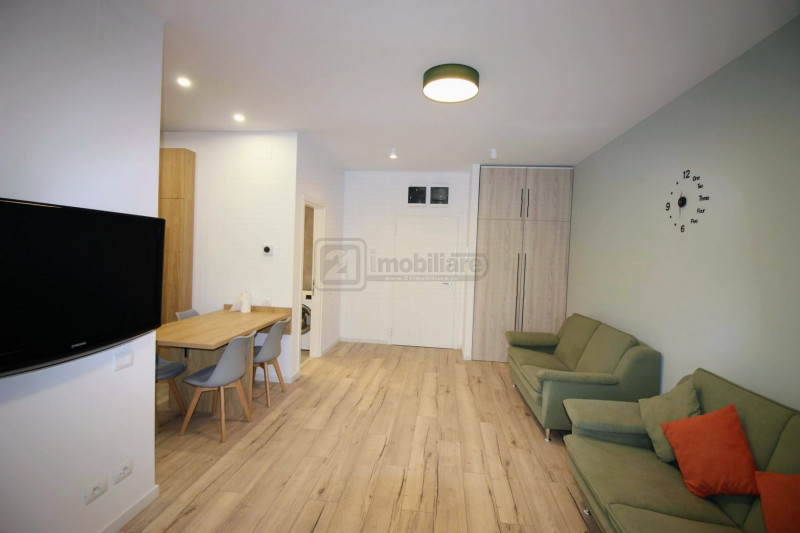 Green Point Basarabia - metrou C.Georgian, apartament 2 camere, complet mobilat 