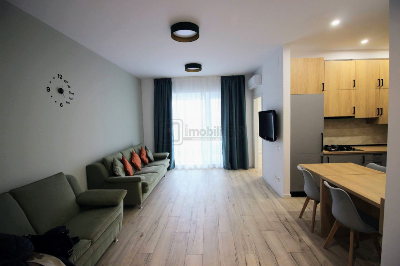 Green Point Basarabia - metrou C.Georgian, apartament 2 camere, complet mobilat 